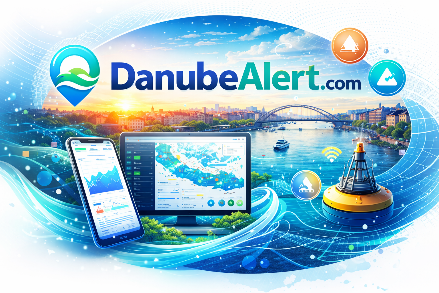 Cotele Dunării la Hârșova în 2026: nivelul apei azi, grafic și evoluție pe luni